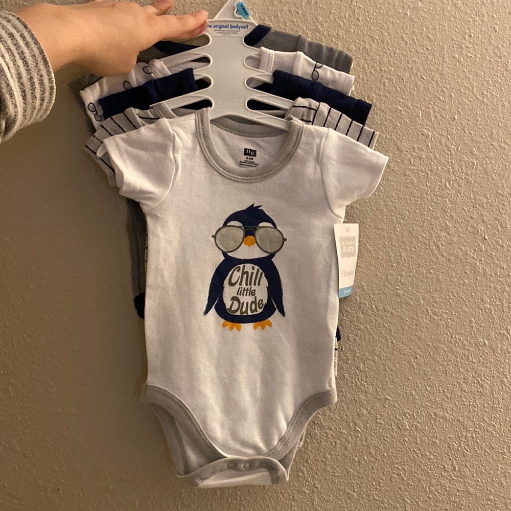 NWT 5 pack baby onesies